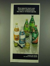 1978 Canada Dry Ad - Tonic Water, Club Soda, Ginger Ale - £14.53 GBP