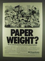 1978 Pitney Bowes Office Equipment Ad - Paper Weight? - £14.45 GBP