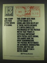 1978 Pitney Bowes Postage Meter Ad - This Stamp - £14.45 GBP
