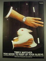 1978 Timex Watch Ad - Good To Keep Up Your Sleeve - £14.81 GBP