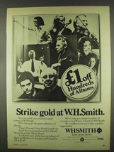 1978 W.H. Smith Albums Ad - Strike Gold - $18.49