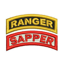 US Sapper and Ranger Tab Embroidered Polo Shirt - $32.95+