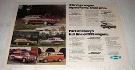 1976 Chevy Ad - Vega Estate, Caprice Estate, Silverado - £14.50 GBP