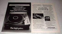 1976 Pioneer PL-510 Turntable Ad - Conquered - $18.49