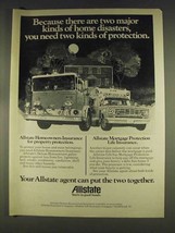 1978 Allstate Insurance Ad - Two Home Disasters - £14.62 GBP