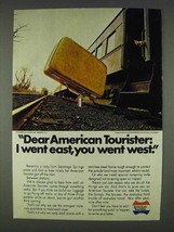 1978 American Tourister Luggage Ad - I Went East - $18.49