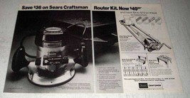 1976 Sears Craftsman Router Kit Ad - Save $36 - £14.76 GBP