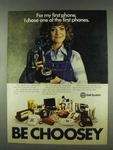 1978 Bell System Ad - For My First Phone - $18.49