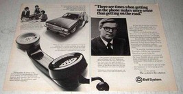 1978 Bell System Ad - Getting on The Phone Makes Sense - $18.49