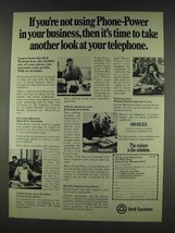 1978 Bell System Ad - Phone-Power in Your Business - $18.49