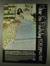 1978 Borden Diane Von Furstenberg Wall Coverings Ad - $18.49