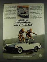 1978 British Leyland MG Midget Car Ad - Heavy on Fun - £14.50 GBP