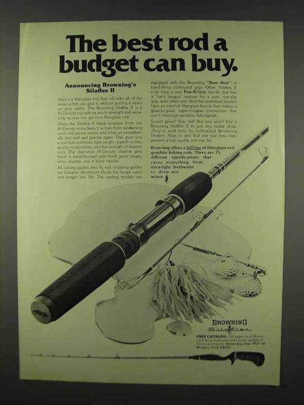 1978 Browning Silaflex II Fishing Rod Ad - and 50 similar items