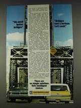 1978 Caterpillar Tractor Co. Ad - Need Better Bridges - $18.49