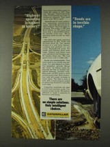 1978 Caterpillar Tractor Co. Ad - Highway Spending - £14.52 GBP