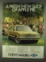 1978 Chevrolet Malibu Ad - Fresh New Slice of Apple Pie - £14.76 GBP