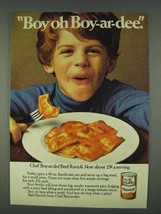 1978 Chef Boy-ar-dee Beef Ravioli Ad - Boy Oh Boy - £14.78 GBP