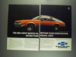 1978 Chevrolet Monza 2+2 Hatchback Coupe Ad - Beyond - £14.87 GBP