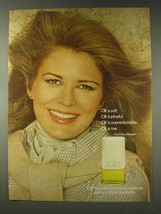1978 CIE Perfume Ad - Candice Bergen - £14.55 GBP