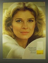 1978 CIE Perfume Ad - Candice Bergen - Things I Love - £14.55 GBP