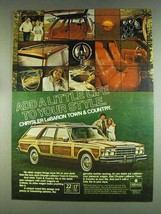 1978 Chrysler LeBaron Town &amp; Country Wagon Ad - £14.78 GBP