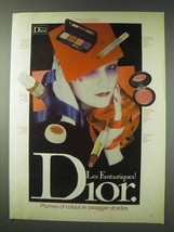 1978 Christian Dior Cosmetics Ad - Les Fantastiques - £14.73 GBP
