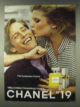 1978 Chanel No 19 Perfume Ad - Outspoken - £15.01 GBP