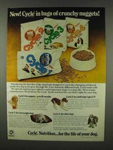 1978 Cycle Dog Food Ad - Bags of Crunchy Nuggets - £14.74 GBP