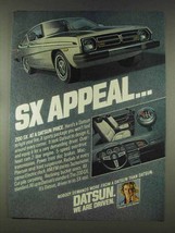 1978 Datsun 200 SX Ad - SX Appeal - $18.49