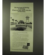 1978 Days Inn and American Express Ad - Driving - £14.78 GBP