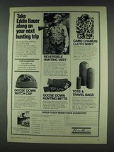 1978 Eddie Bauer Ad - Watch Cap, Hunting Vest - £14.82 GBP