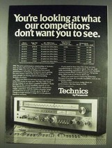 1978 Panasonic SA-5770 Stereo Receiver Ad - Competitors - £14.78 GBP