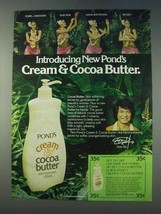 1978 Pond&#39;s Cream &amp; Cocoa Butter Ad - Don Ho - £14.54 GBP