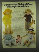 1978 Fisher-Price My Friend Mandy Ad - New Clothes - $18.49