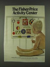 1978 Fisher-Price Activity Center Toy Ad - $18.49
