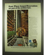 1978 Hyatt Hotels &amp; American Express Ad - Assured - £14.78 GBP
