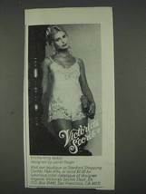 1978 Victoria's Secret Teddy by Janet Reger Ad - $18.49