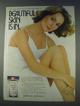 1978 Johnson &amp; Johnson Baby Oil Ad - Beautiful Skin - £14.54 GBP