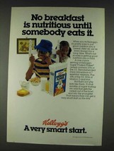 1978 Kellogg&#39;s Frosted Flakes Ad - Breakfast Nutritious - £14.54 GBP