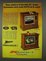 1978 Kmart Zenith K4310PN & K4320P Television Ad - $18.49