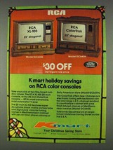 1978 Kmart RCA Model GC6285 and GC645H TV's Ad - $18.49