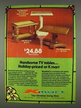 1978 Kmart TV Table Ad - Westfield Berwick Williamsburg - $18.49