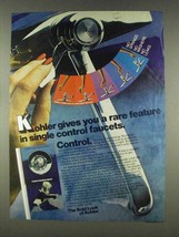 1978 Kohler Centura Faucet Ad - Gives Rare Feature - £14.56 GBP