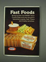 1978 Kraft Bacon & Horseradish Sour Cream Dip Ad - $18.49