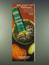 1978 Kraft Grated Paresan Cheese Ad - Salt, Pepper - $18.49