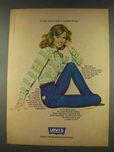 1978 Levi&#39;s Womenswear Jeans Ad - Such a Comfort - £14.78 GBP