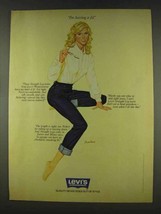 1978 Levi&#39;s Womenswear Straight Leg Jeans Ad - A Fit - £14.78 GBP