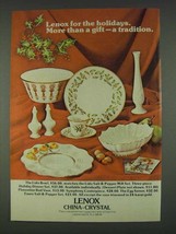 1978 Lenox China Ad - Lido Bowl, Egg Server - £14.56 GBP