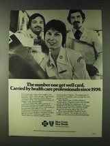 1979 Blue Cross Blue Shield Insurance Ad - Get Well - £14.46 GBP