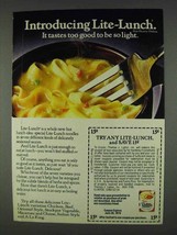 1978 Lipton Lite-Lunch Ad - Tastes Too Good - $18.49